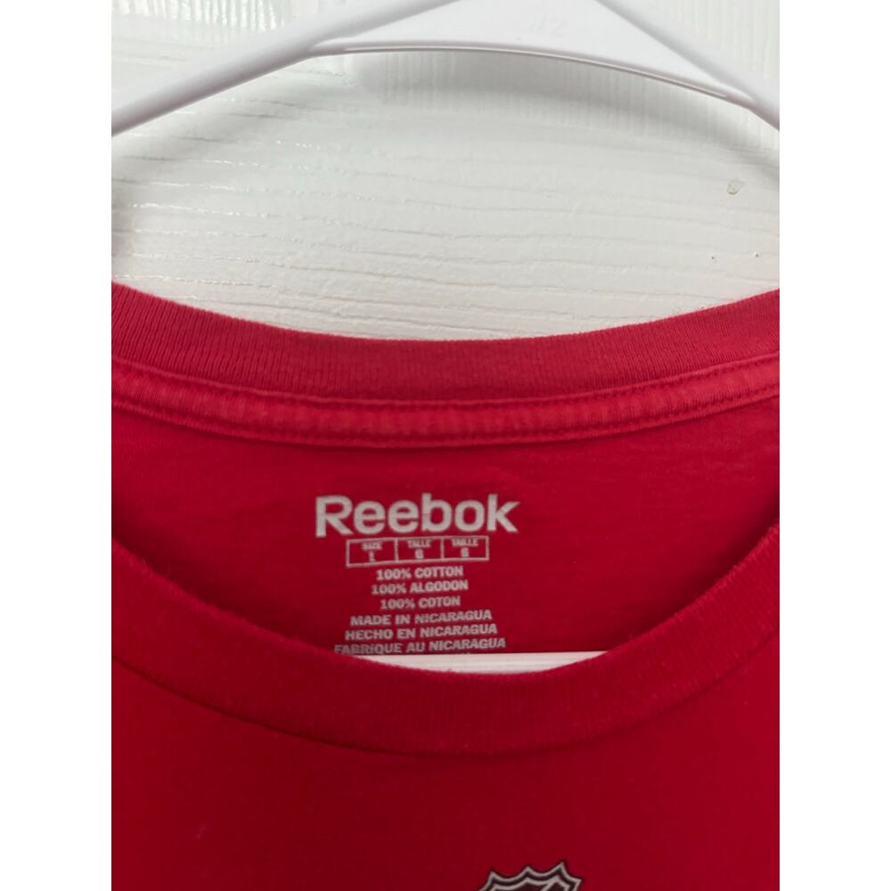 Reebok Detroit Red Wings 21 Tatar T-Shirt Jersey Red Sz: Large - Picture 4 of 4